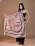 Women's Printed Aari Embroidery Wool Stole